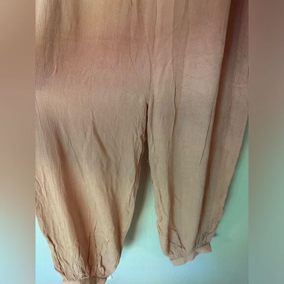 Kos Resort Sleeveless Jumpsuit Blush Sz S - Picture 8 of 9